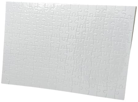 SUB Supply A4 120 Teile Blanko Glänzendes Papier Puzzle für Sublimationsdruck - 4 Packungen