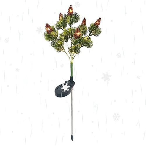 LRFVADW Gartenbeleuchtung Solarenergie-Lampe Solarenergie-Tannenzapfen-Gartenstapel-Lampen-Landschaftsrasen Solarenergie-Lampen-Hof