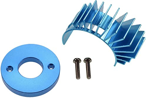 Tamiya 300053831 - DT-02 Alu Motorkühlkörper, Blau