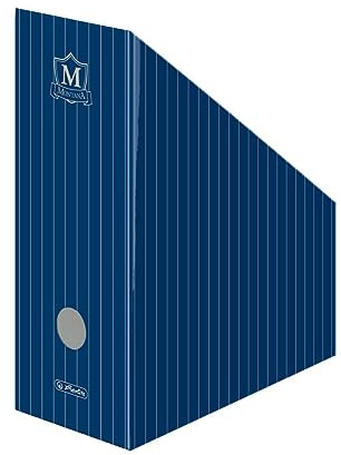 Herlitz 10085074 Wellpappe-Stehsammler Montana für DIN A4, blau