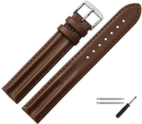 MARBURGER Uhrenarmband 20mm Leder XL - Werkzeug Montage Set 68320
