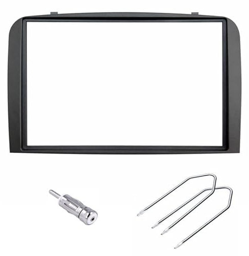 Sound-way - Double DIN Car Radio Frame Installation Kit, 2 DIN Front Panel Frame Stereo compatible with