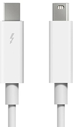 JSER Cable de datos de vídeo Thunderbolt a Thunderbolt macho a macho para MacBook 2013 2014 2015