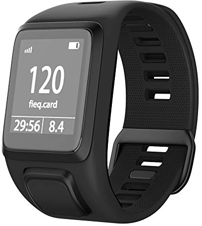 NotoCity Compatibile con Tomtom Runner 3/Runner 2/Spark/Spark 3/Golfer 2/Adventurer, Cinturino in Silicone Braccialetto di Ricambio per Tomtom