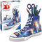 Ravensburger - Puzzle 3D Sneaker - Les astronautes - Pot à Crayons - A partir de 8 Ans - 108 pièces numérotées à Assembler sans Colle - Accessoires Inclus - 11251