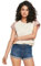 Urban Classics Ladies Contrast Raglan Thé T-Shirt, Blanc et Rose pâle, L Femme