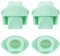 Nenesupply Valves Compatible with Elvie Pump Parts 4 pc. Replace Elvie Valves and Elvie Parts. Compatible with Elvie Spout and Elvie Valve Replacement. Use with Elvie Pump Seal and Elvie Accessories
