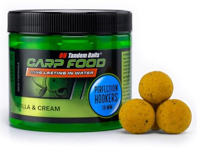 Tandem Baits Karpfen Futter Angelfutter Hakenköder Perfection Hookers 18 mm 120 g Vanille Und Sahne