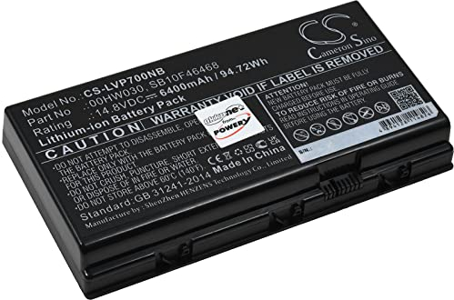 Akku für Laptop Lenovo ThinkPad P70 Mobile Xeon Workstation, 14,8V, Li-Ion