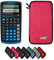 TI-30 ECO RS inkl. WYNGS Schutztasche Pink - Wissenschaftlicher Taschenrechner - Basic Paket