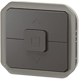 LEGRAND, Plexo New Insert Interrupteur de volet roulant avec verrouillage électrique et mécanique, 6A, 250V, 500W, anthracite, 069898L