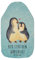 Mr. & Mrs. Panda Personalisierte Wärmflasche Pinguin umarmen - Personalisierte Geschenke, glücklich, Hochzeitstag, Liebesgeschenk, Seevogel,