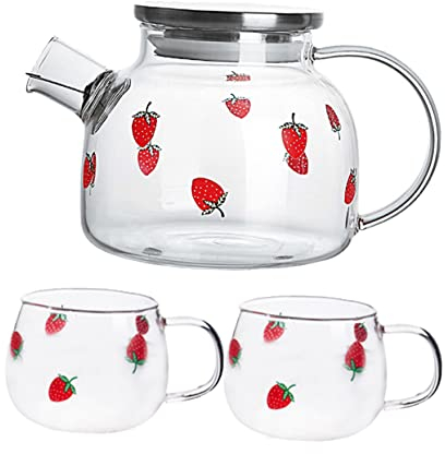 CIYODO 1ensemble Set De Pot à Froid Avec Carafe Borosilicate Pour Eau Et Thé Ensemble Pour Et Pique-