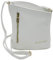JENNIFER JONES - Modische Damen Handtasche - Umhängetasche - Crossbody Bag - Schultertasche mit verstellbarem Henkel (Style B, Weiß)