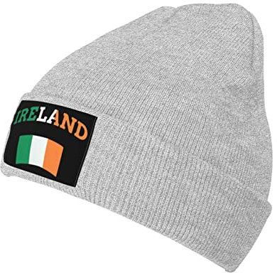 874 Beanie Mütze Vintage Irisches Irland Wintermütze Unisex Cuffed Hats Weich Beanie Hat Für Running Skifahren Wandern