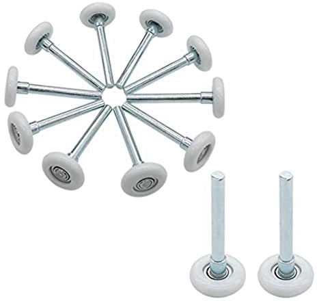 Garagentorrolle, 10,2 cm, Vorbau, 4,6 cm, Nylon, für Garagentorschiene, 12 Stück