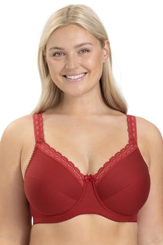 Miss Mary of Sweden Cotton Comfort Bügel-BH 90B Rot