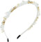 scicent Stirnband 1 Stück Braut Haarschmuck Diadem Mädchen Stirnband Kronen - Feen Kopfschmuck, Mittelalter Kopfschmuck, Brautschmuck Kommunion Konfirmation Haarschmuck - 28917