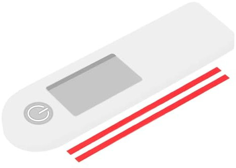 WASQUBKS Armaturenbrett-Bildschirmabdeckung, kompatibel for Xiaomi 4Pro Mi4 Pro Elektroroller-Leiterplatte, Silikon-schützende wasserdichte Display-Panel-Hülle(Mi4 pro White)