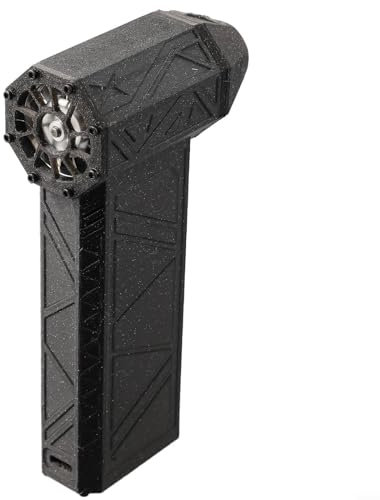 Whychstore Ventilador turbo, mini ventilador turbo, ventilador de motor grande recargable de 13 W, ventilador turbo violento, mini ventilador violento turboalimentado