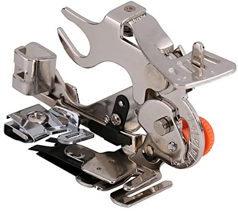 WPKD BLUEIY Ruffler Nähfuß,Rüschenfuß Nähfuß aus Eisen,Ruffler Attachment Presser Foot,für Faltenlegen von einlagigem Stoff(7,5x3,7x4,7cm)