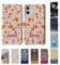 Tirita Personalised Wallet Phone Case for iPhone 11 Pro Max With Card Holder – Leather Flip Case or Cover With Custom Name – Cute Personalised Gift for Women [18. Floral Orange Flowers]