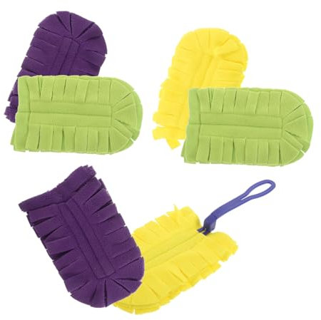 SEWOART 7pcs Duster Brush Refills for Ceiling Fan Cleaning and Absorption Duster Reusable Wipes Dry Wet Cleaning for Home Office Car