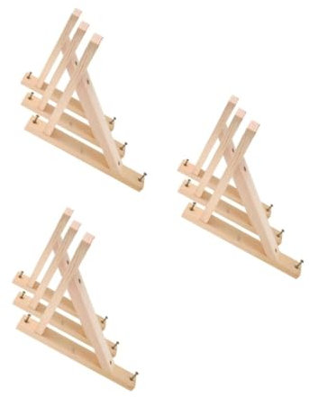DOITOOL 3 Sätze Dreieckige Trennwandhalterung Holzregalhalter Wandmontierte Holzregale Elegante Wandhalterung Stabiler Regalträger Dreieckige Regalhalterung Holzhalterung 3 Stück * 3