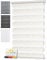 Sol Royal Doppelrollo 50 cm breit DL2 – Doppelrollo Klemmfix ohne Bohren 50x150 cm – Fensterrollo Innen Rollos für Fenster ohne Bohren – Sicht & Sonnenschutz Duo Rollo Fenster Rollos für Innen Leinen