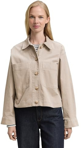 Tom Tailor Damen 1048325 Oversize Cordjacke