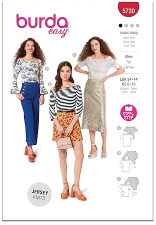 Burda Style Sewing Pattern B5730 Misses' Top
