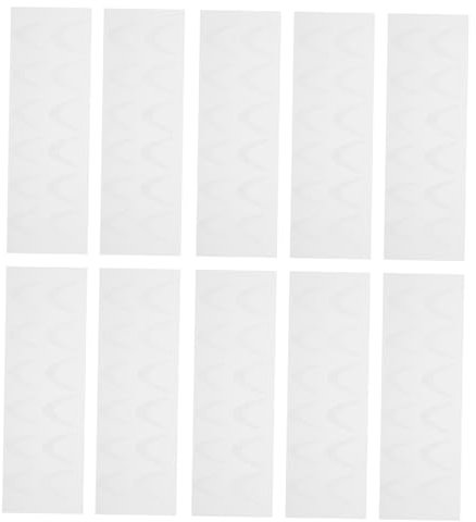 minkissy 10 Hojas De Pegamento Para Extensión De Película De Cristal Para Uñas Gafas Universales Pegamento Para Extensión De Uñas Minigafas Elemento De Luz Estroboscópica LED