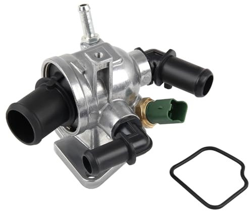 DOCAS Termostato de refrigerante del motor 1338020 55202373 compatible para Alfa Romeo Mito FIAT Doblo Punto Opel Astra H Corsa D 1.3D 1.3 CDTI
