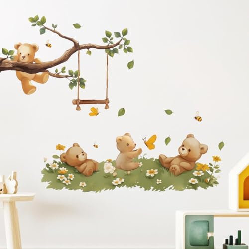 ANATTASOUL Kinder lesen Wandtattoo, Wandaufkleber Wandsticker Wanddeko Selbstklebend für Wohnzimmer, Schlafzimmer, Flur, Badezimmer, Küche, Wanddeko(2pcx90x30cm)