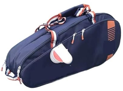 UALXPAO Tennisschlägertaschen 3 bis 6 Canvas-Taschen für das Spielfeld, das Spiel(6R)