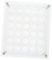 VALICLUD 30 -Präsentationsständer klein -Organizer steht Schlüssel Rollerball-Parfüm-Organizer Make-up-Organizer für den Waschtisch Acryl Weiß