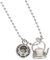 LRXIYODE Vintage Cup Pendant Necklace for Women Long Alloy Chain Sweater Necklace Retro Teapot Charm Jewelry for Birthdays Anniversaries and More