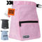 APE13® Chalkbag Bouldern in 3 Farben – Robuster Magnesiabeutel mit Rolltop & Magnetverschluss – Chalk Bag groß mit Bürstenhalter & Reißverschlusstaschen – Kletter & Boulder Zubehör (Soft Pink)