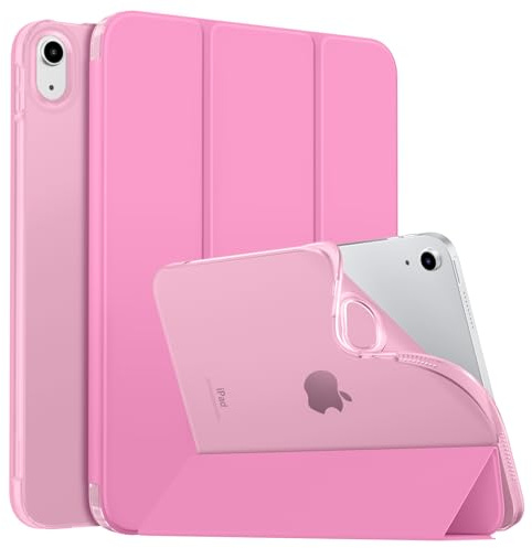 MoKo Funda para iPad (A16) 11.ª/10.ª Generación 2025/2022, Rosa peonia