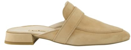 Paul Green Damen - Sandaletten 6192-009 in beige Rauleder | Pantoletten, dakar, Beige, Schlupfschuh, Vintage Optik, Damen, Schuhe