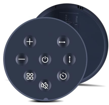 Snrigw Telecomando di ricambio per ventilatore Levoit DC Motor (nero) | Ventilatore molto silenzioso da 20 dB, nessuna configurazione necessaria, sensibile