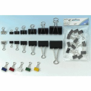 WEDO 64.21451 Foldback-Klammer, (B)51 mm, Klemmweite: 28 mm, schwarz