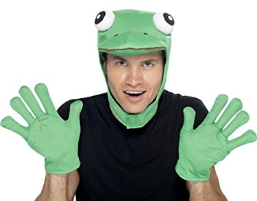 Froschhut Frosch Set Hut M�tze mit Handschuhen zum Tierkost�m