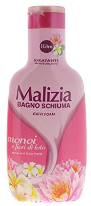 Malizia Badeschaum 1lt Monoi und Lotusblüten