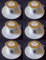 Holland Plastics Original Brand 6 X Lavazza Cappuccino Cups And Saucers 5.5 Oz by Holland Plastics Original Brand