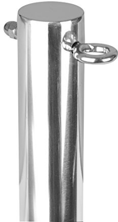 Primrose 9.8 / 3m Stainless Steel Shade Sail Pole with Eyebolts - 3 Sections