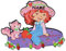 alles-meine.de GmbH 3-D Garderobe - Emily Erdbeer incl. Namen - mit 4 Kleiderhaken Moosgummi - Garderobenhaken Wandhaken Kinder Kindergarderobe Kind Wandgarderobe Haken/Kinderz..