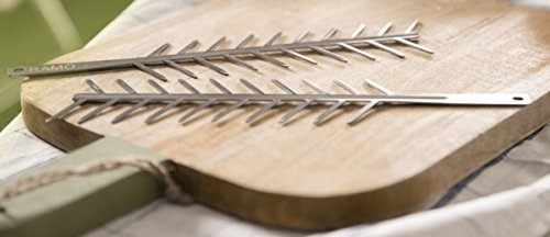 CV Grill-Spieße Edelstahl Schaschlik-Spiesse 6 Stück im Sparset für Fleisch Fisch Gemüse Mangal Schampura