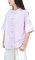 Femme Chemisette Chinoise en Lin Kung Fu Chemise Manches Courtes Confortable Violet Clair