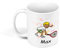 Sunnywall Personalisierte Kinder-Tasse aus Kunststoff mit Namen Riesige Auswahl an Motiven bruchsicher (Tennisspieler Tennis 28)